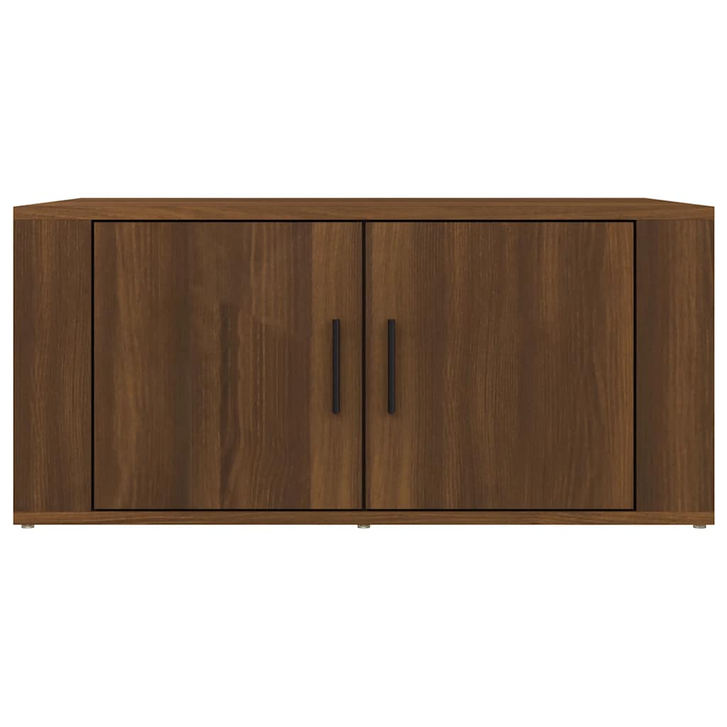 vidaXL Coffee Table Brown Oak 80x50x36 cm Engineered Wood