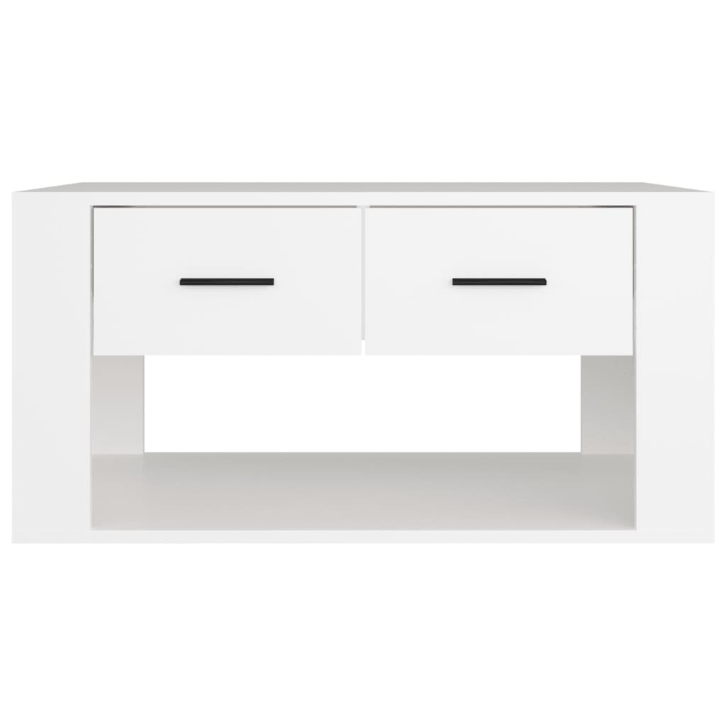 vidaXL Coffee Table White 80x50x40 cm Engineered Wood