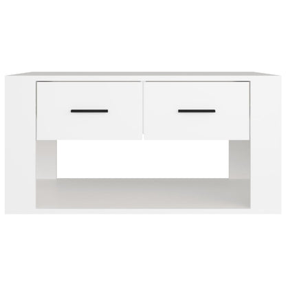 vidaXL Coffee Table White 80x50x40 cm Engineered Wood