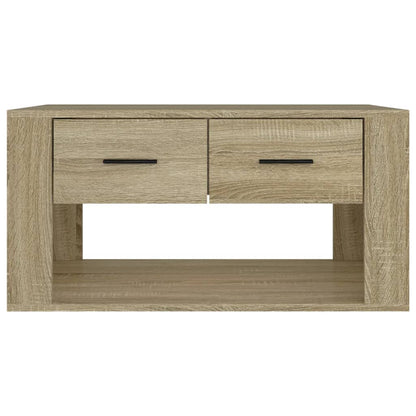 vidaXL Coffee Table Sonoma Oak 80x50x40 cm Engineered Wood