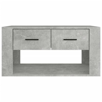 vidaXL Coffee Table Concrete Grey 80x50x40 cm Engineered Wood