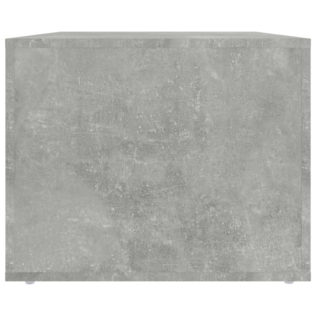 vidaXL Coffee Table Concrete Grey 80x50x40 cm Engineered Wood