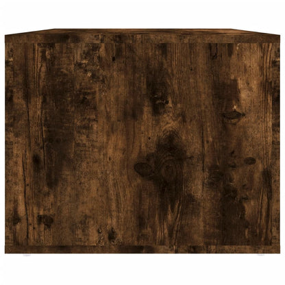 vidaXL Coffee Table Smoked Oak 80x50x40 cm Engineered Wood