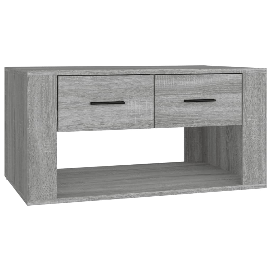 vidaXL Coffee Table Grey Sonoma 80x50x40 cm Engineered Wood