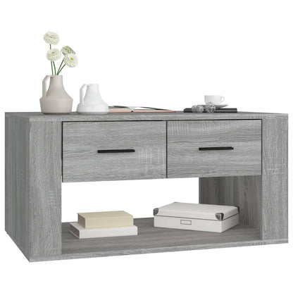 vidaXL Coffee Table Grey Sonoma 80x50x40 cm Engineered Wood