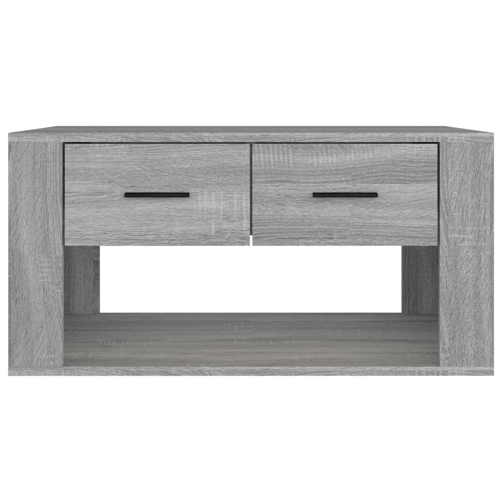 vidaXL Coffee Table Grey Sonoma 80x50x40 cm Engineered Wood