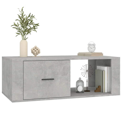 vidaXL Coffee Table Concrete Grey 100x50,5x35 cm Engineered Wood