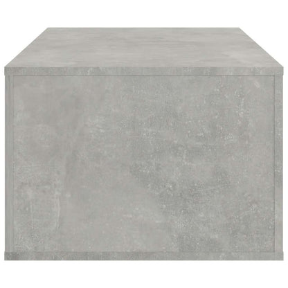 vidaXL Coffee Table Concrete Grey 100x50,5x35 cm Engineered Wood
