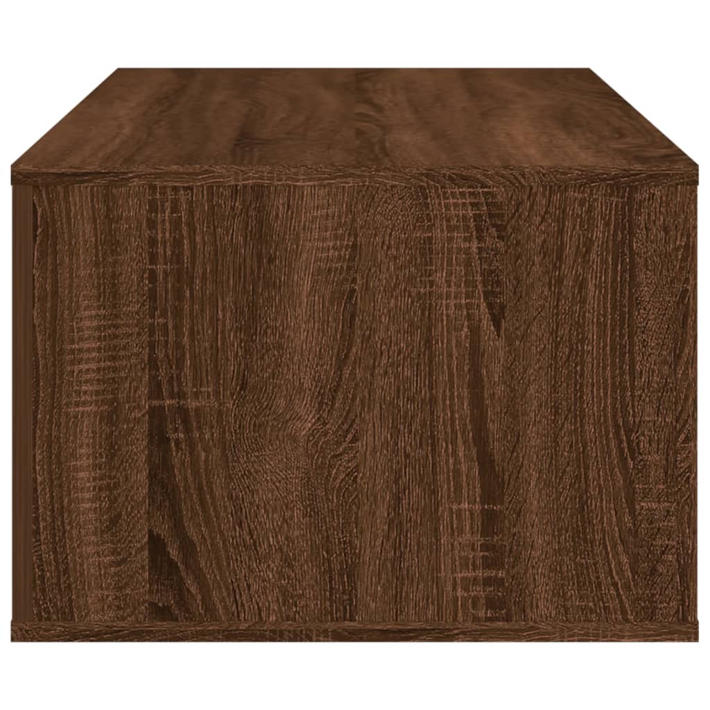 vidaXL Coffee Table Brown Oak 100x50.5x35 cm Engineered Wood