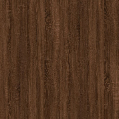vidaXL Coffee Table Brown Oak 100x50.5x35 cm Engineered Wood