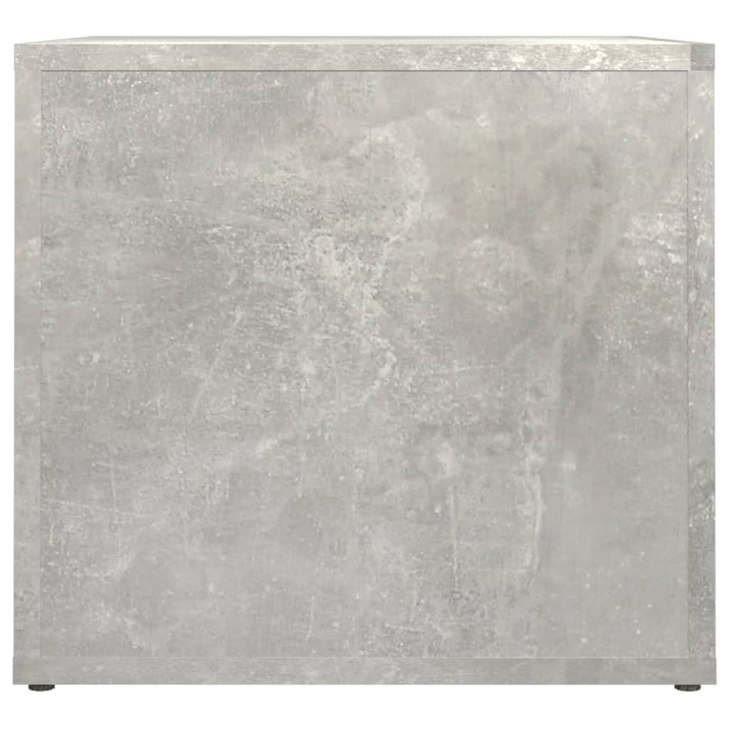 vidaXL Bedside Table Concrete Grey 41x40x36 cm Engineered Wood