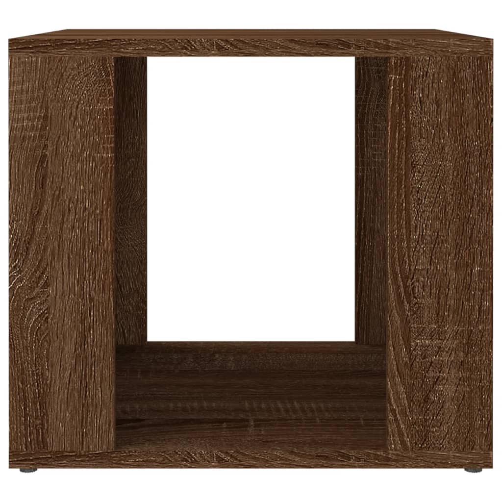 vidaXL Bedside Table Brown Oak 41x40x36 cm Engineered Wood