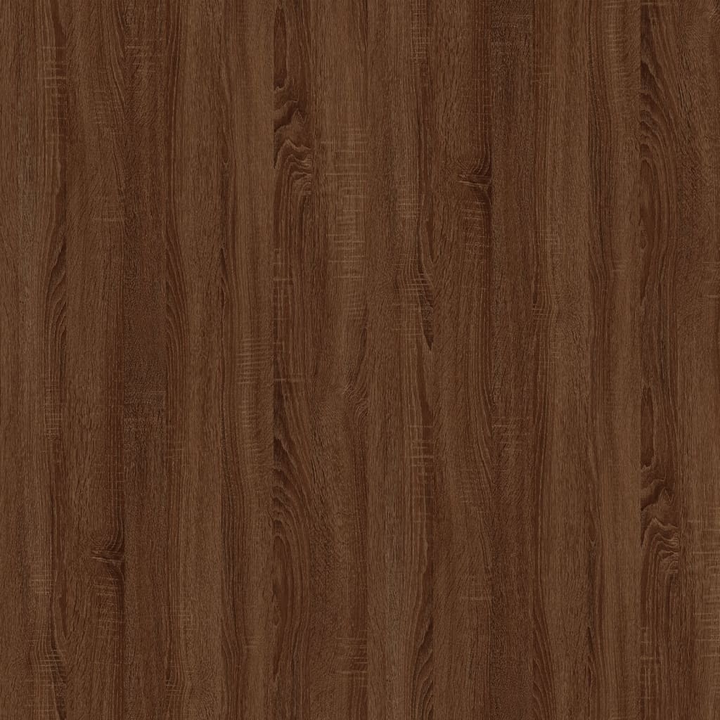 vidaXL Bedside Table Brown Oak 41x40x36 cm Engineered Wood