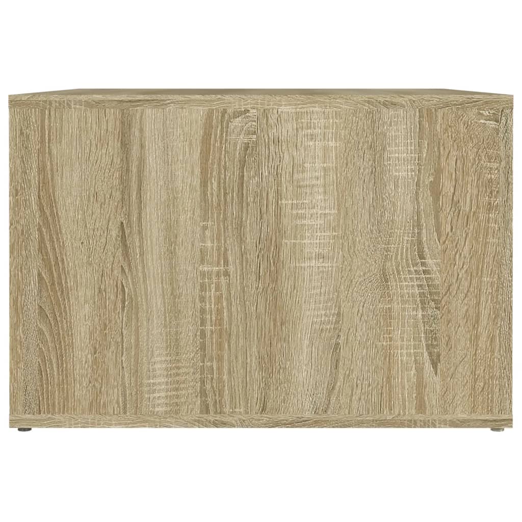 vidaXL Bedside Table Sonoma Oak 57x55x36 cm Engineered Wood