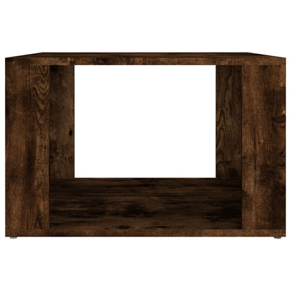 vidaXL Bedside Table Smoked Oak 57x55x36 cm Engineered Wood