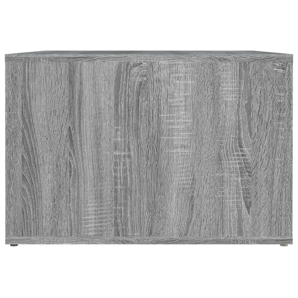 vidaXL Bedside Table Grey Sonoma 57x55x36 cm Engineered Wood