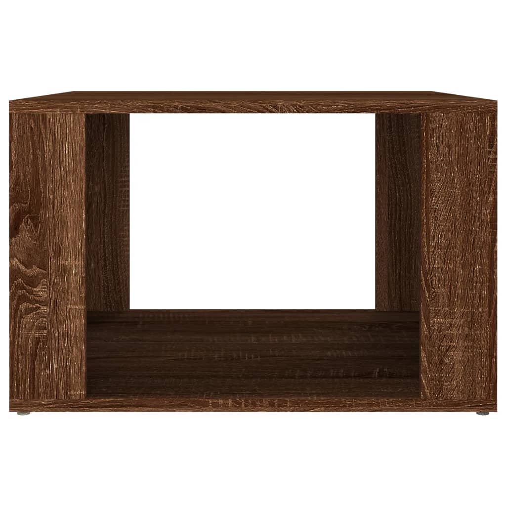 vidaXL Bedside Table Brown Oak 57x55x36 cm Engineered Wood