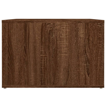 vidaXL Bedside Table Brown Oak 57x55x36 cm Engineered Wood