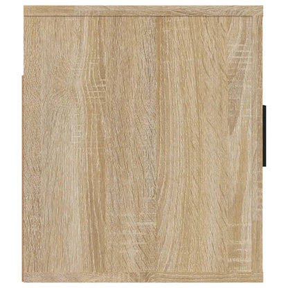vidaXL Wall Mounted TV Cabinet Sonoma Oak 80x34,5x40 cm