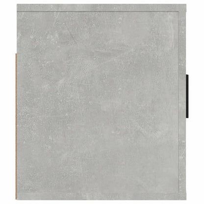 vidaXL Wall Mounted TV Cabinet Concrete Grey 80x34,5x40 cm