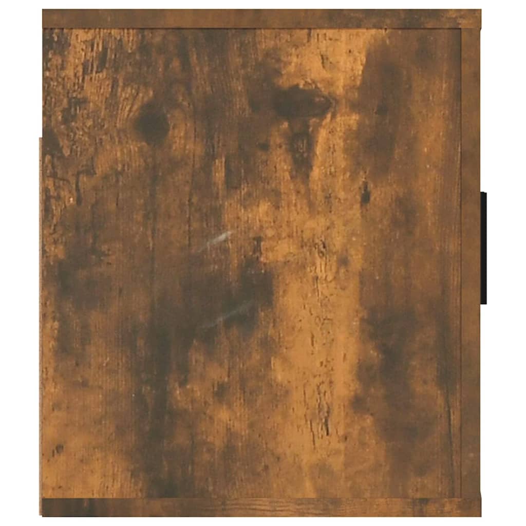 vidaXL Wall Mounted TV Cabinet Smoked Oak 80x34,5x40 cm