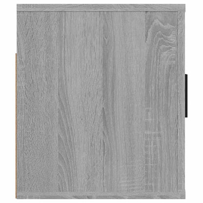 vidaXL Wall Mounted TV Cabinet Grey Sonoma 80x34.5x40 cm