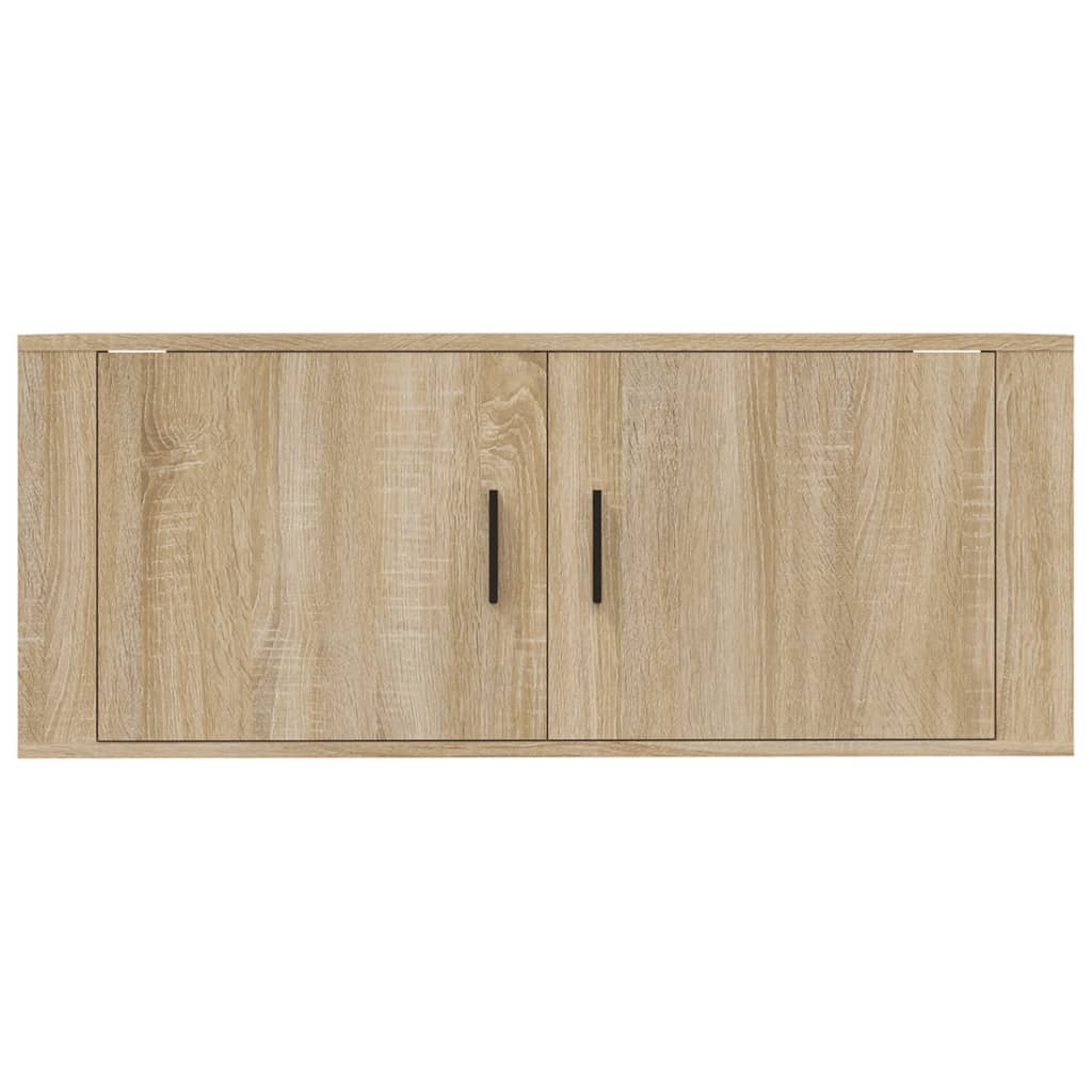 vidaXL Wall Mounted TV Cabinet Sonoma Oak 100x34,5x40 cm
