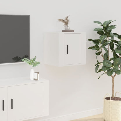 vidaXL 2 Piece Wall-mounted TV Cabinet Set White 40x34,5x40 cm