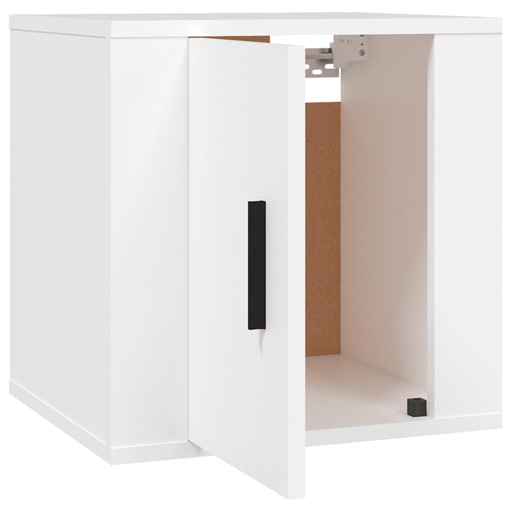 vidaXL 2 Piece Wall-mounted TV Cabinet Set White 40x34,5x40 cm
