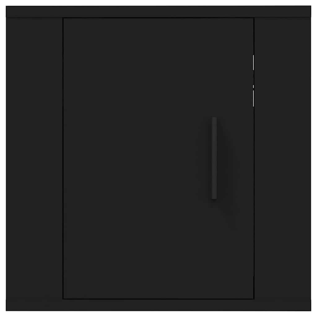 vidaXL Wall Mounted TV Cabinet Black 40x34,5x40 cm