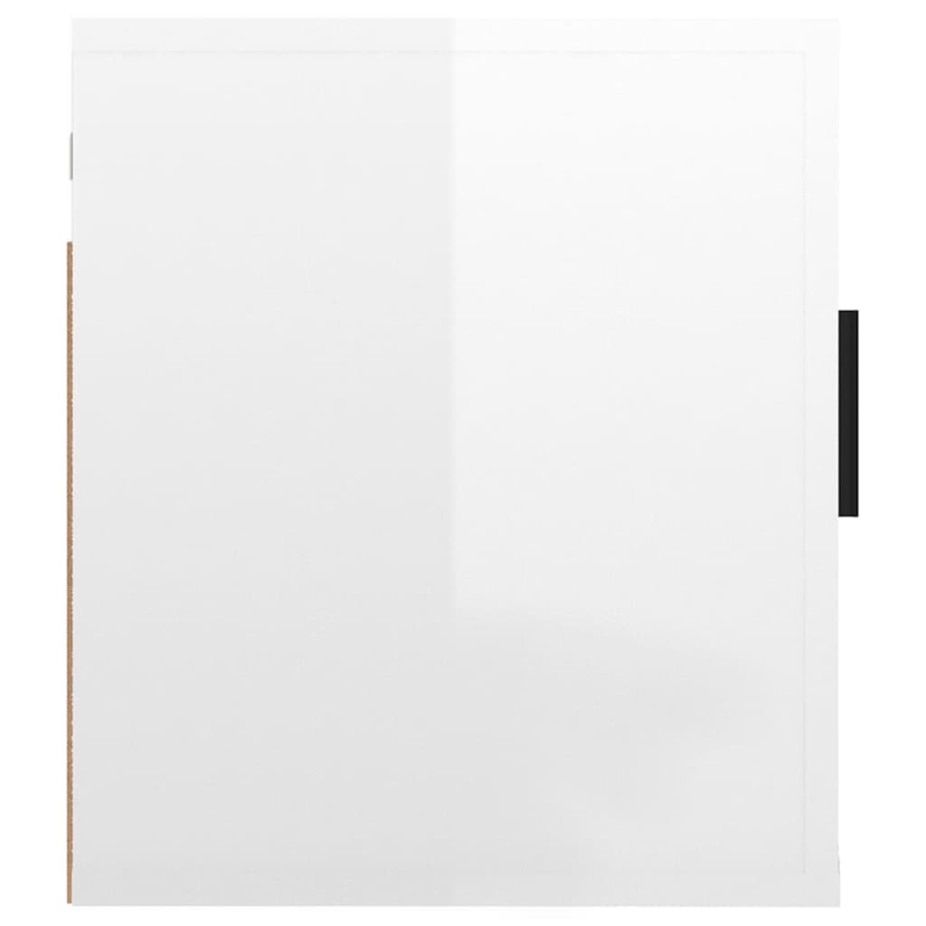 vidaXL 2 Piece Wall-mounted TV Cabinet Set High Gloss White 40x34,5x40 cm