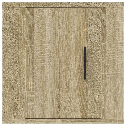 vidaXL 2 Piece Wall-mounted TV Cabinet Set Sonoma Oak 40x34,5x40 cm