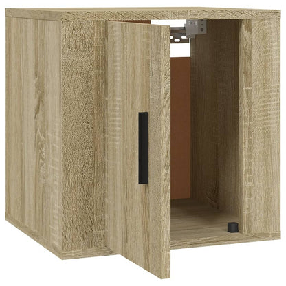 vidaXL 2 Piece Wall-mounted TV Cabinet Set Sonoma Oak 40x34,5x40 cm