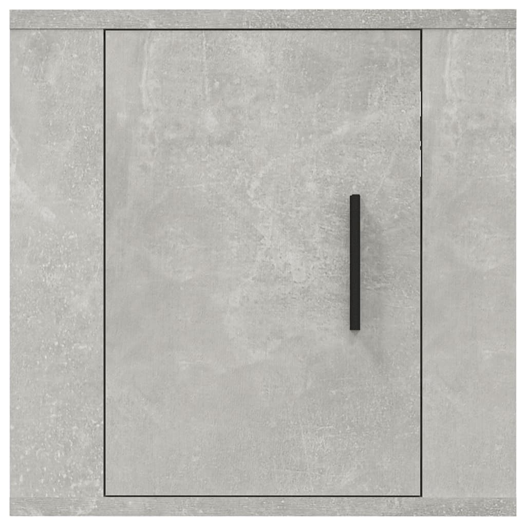 vidaXL Wall Mounted TV Cabinet Concrete Grey 40x34,5x40 cm