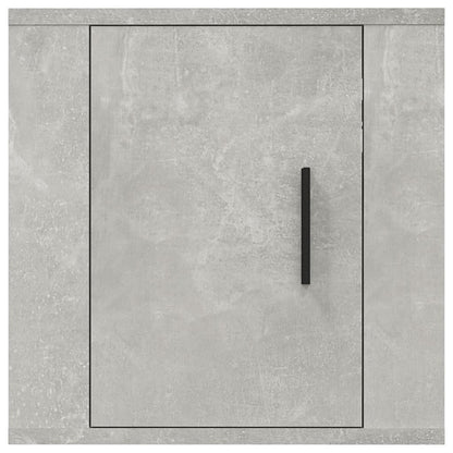 vidaXL Wall Mounted TV Cabinet Concrete Grey 40x34,5x40 cm