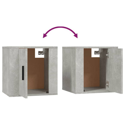vidaXL Wall Mounted TV Cabinet Concrete Grey 40x34,5x40 cm