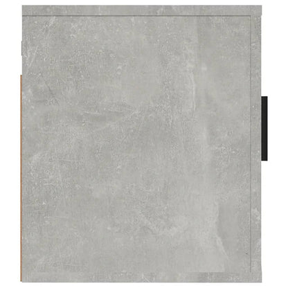 vidaXL 2 Piece Wall-mounted TV Cabinet Set Concrete Grey 40x34,5x40 cm