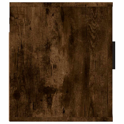 vidaXL Wall Mounted TV Cabinet Smoked Oak 40x34,5x40 cm