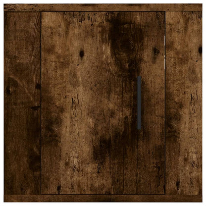 vidaXL 2 Piece Wall-mounted TV Cabinet Set Smoked Oak 40x34,5x40 cm