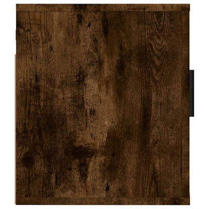 vidaXL 2 Piece Wall-mounted TV Cabinet Set Smoked Oak 40x34,5x40 cm