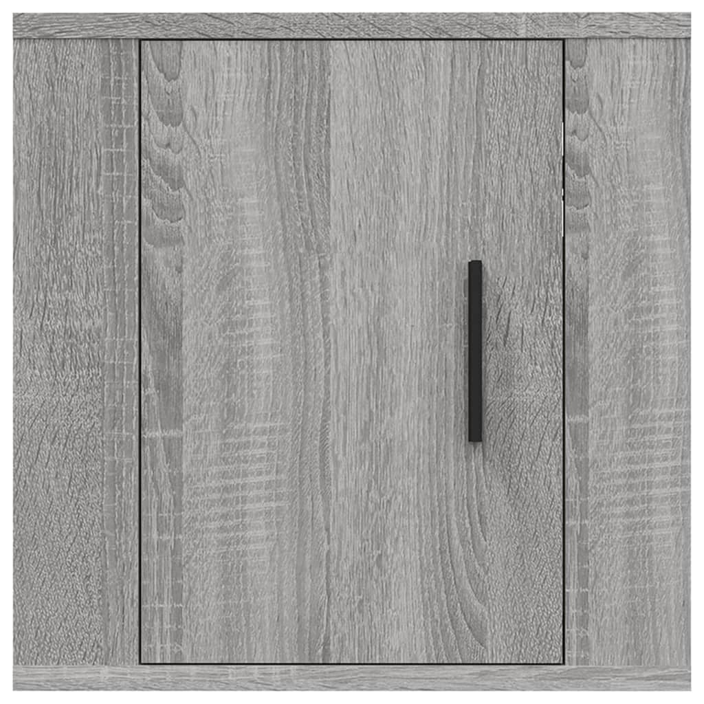 vidaXL Wall Mounted TV Cabinet Grey Sonoma 40x34,5x40 cm