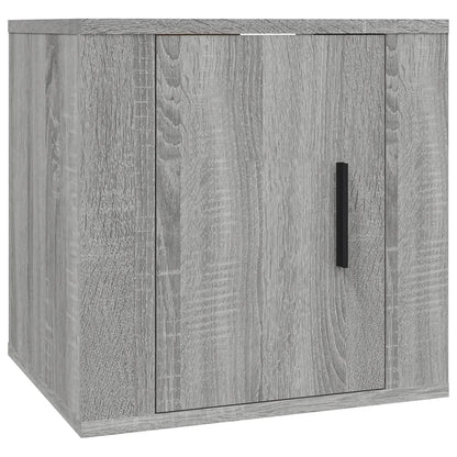 vidaXL 2 Piece Wall-mounted TV Cabinet Set Grey Sonoma 40x34,5x40 cm