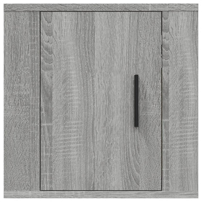 vidaXL 2 Piece Wall-mounted TV Cabinet Set Grey Sonoma 40x34,5x40 cm