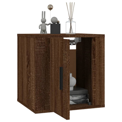 vidaXL Wall Mounted TV Cabinet Brown Oak 40x34,5x40 cm