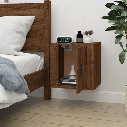 vidaXL Wall Mounted TV Cabinet Brown Oak 40x34,5x40 cm