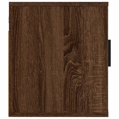 vidaXL 2 Piece Wall-mounted TV Cabinet Set Brown Oak 40x34,5x40 cm