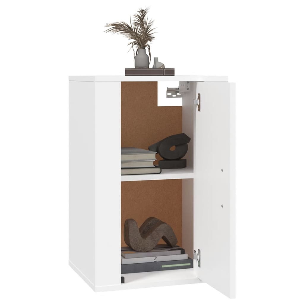 vidaXL 2 Piece Wall-mounted TV Cabinet Set White 40x34,5x60 cm