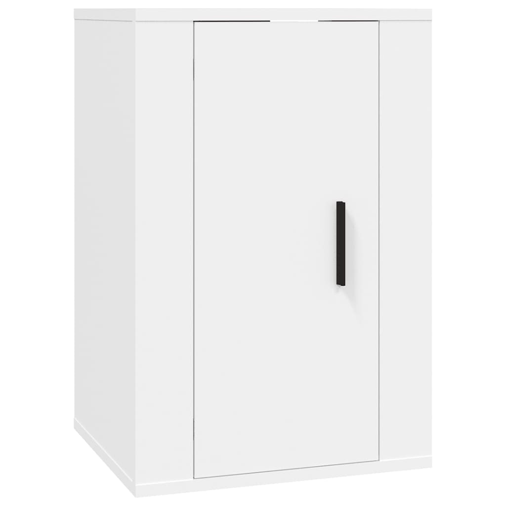 vidaXL 2 Piece Wall-mounted TV Cabinet Set White 40x34,5x60 cm