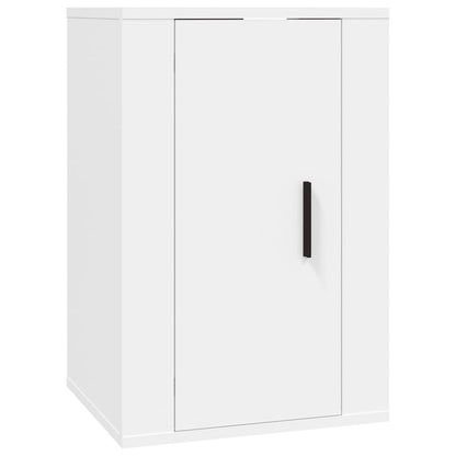vidaXL 2 Piece Wall-mounted TV Cabinet Set White 40x34,5x60 cm