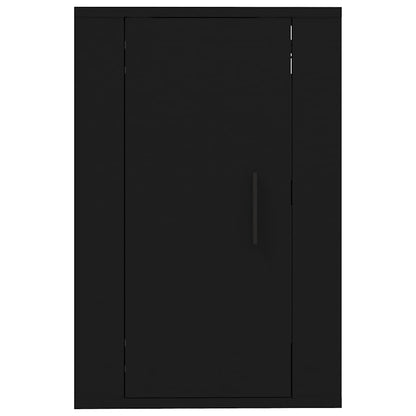 vidaXL Wall Mounted TV Cabinet Black 40x34,5x60 cm